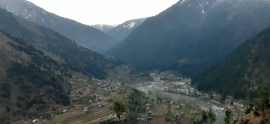 Occupied Kashmir from Upper Neelum