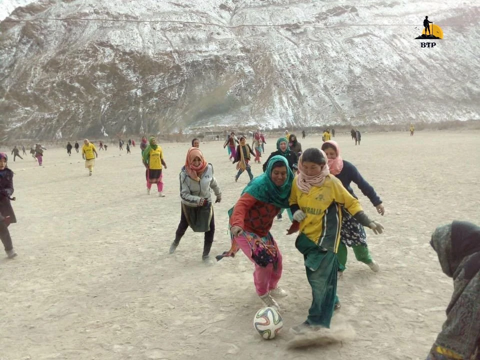 Women playing polo in Chapursan valley
